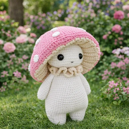 Mushroom Crochet Pattern | Crochet Mushroom Pattern | Mushroom Crochet Pattern | Cute Crochet Animals