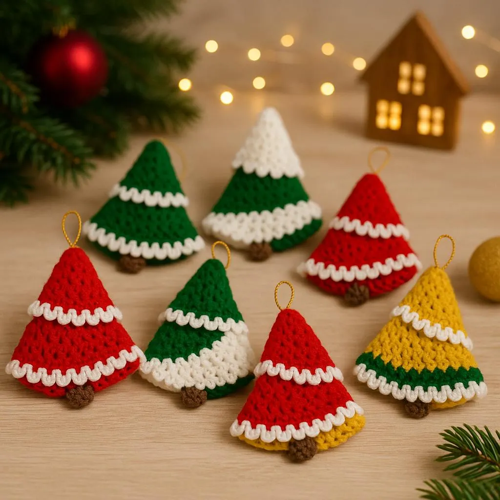 Christmas Tree Crochet Pattern | Crochet Christmas Tree Patterns | Christmas Tree Crochet | Crochet Christmas Tree Ornament Pattern