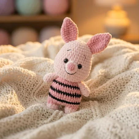 Piglet Crochet Pattern PDF | Amigurumi Crochet Pattern | Cute Crochet Animal | Beginner Friendly | Instant Download