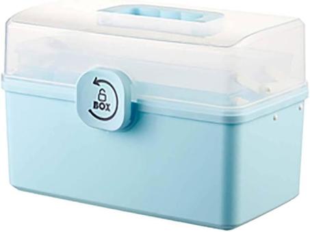 🔥آخر تخفيضات - خصم 50% 🔥 صندوق أدوية متعدد الطوابق بسعة كبيرة للاستخدام المنزلي