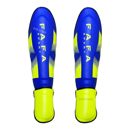 Protège-Tibias de Combat Double Protection Muay Thai, MMA & Kickboxing | Gym Sleek