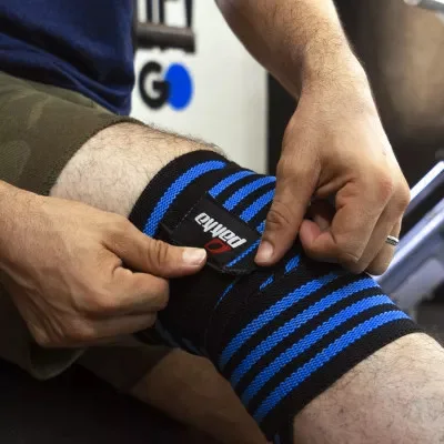 Bandes de Genoux Premium pour Entraînement Intensif – Idéales pour le Fitness, CrossFit, Musculation et Haltérophilie