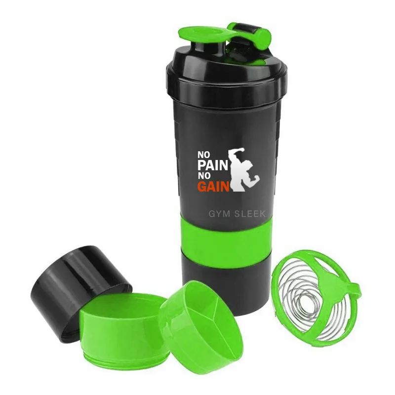 Shaker Spider Pro avec Compartiments – Anti-Fuite, Sans BPA