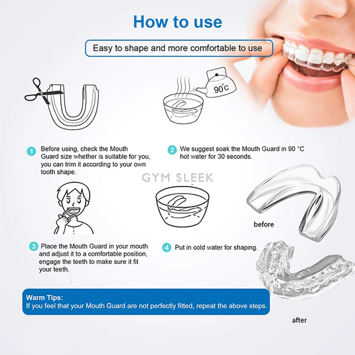 Protège-Dents de Sport Haute Qualité – Protection Maximale pour Tous Vos Entraînements