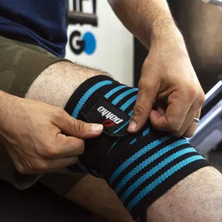Bandes de Genoux Premium pour Entraînement Intensif – Idéales pour le Fitness, CrossFit, Musculation et Haltérophilie