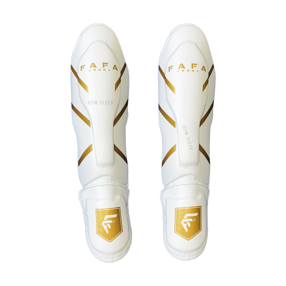 Protège-Tibias pour Muay Thai, MMA et Kickboxing - Double Protection, Réglable et Confortable | Gym Sleek