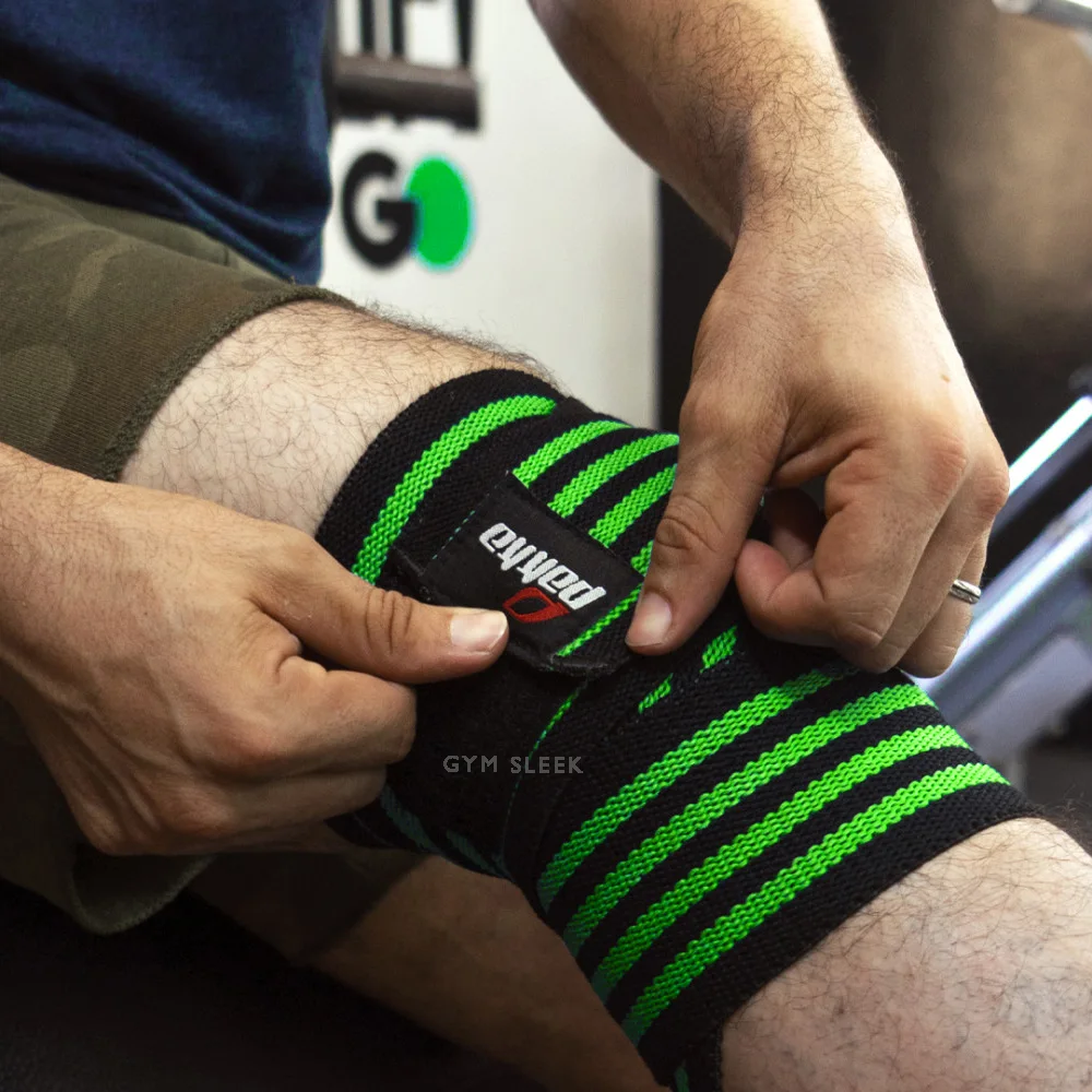 Bandes de Genoux Premium pour Entraînement Intensif – Idéales pour le Fitness, CrossFit, Musculation et Haltérophilie