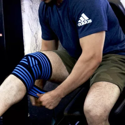 Bandes de Genoux Premium pour Entraînement Intensif – Idéales pour le Fitness, CrossFit, Musculation et Haltérophilie