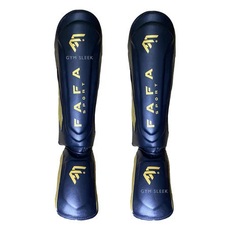 Protège-Tibias Pro pour Muay Thai, MMA et Kickboxing – Double Protection Haute Densité | Gym Sleek