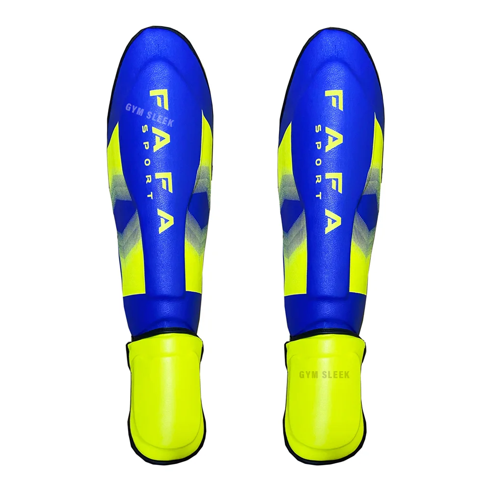 Protège-Tibias de Combat Double Protection Muay Thai, MMA & Kickboxing | Gym Sleek