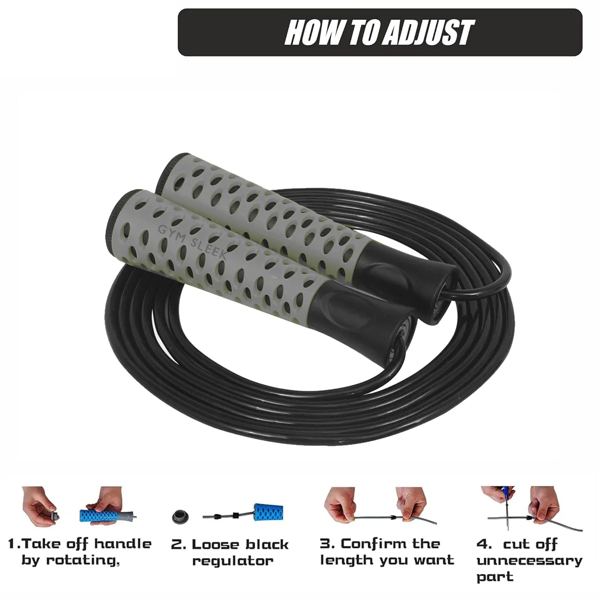 Corde à Sauter de Vitesse Ajustable – Cardio, Boxe & CrossFit