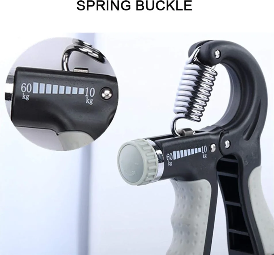 Muscleur de Main Avant Bras Pince à Main avec compteur Résistance Réglable 10 à 60 kg