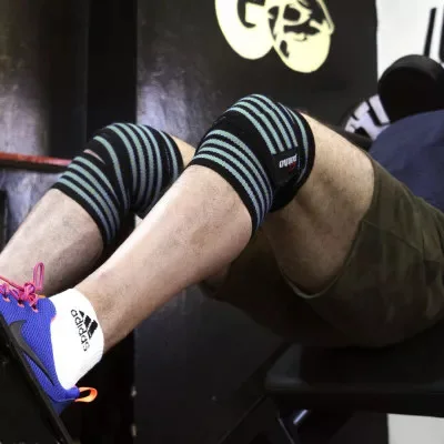 Bandes de Genoux Premium pour Entraînement Intensif – Idéales pour le Fitness, CrossFit, Musculation et Haltérophilie