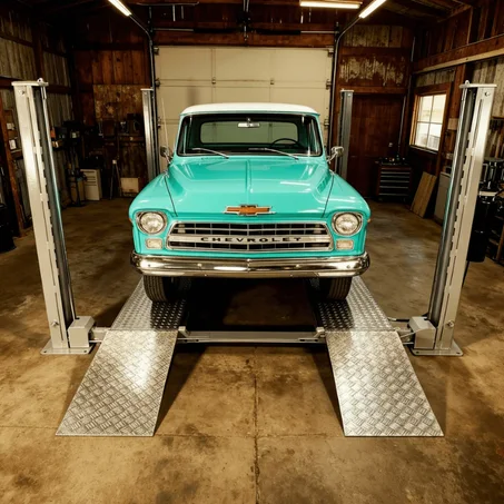 Triumph NSS-8XLT 8,000lb Vehicle Storage Lift, Extra Long & Tall