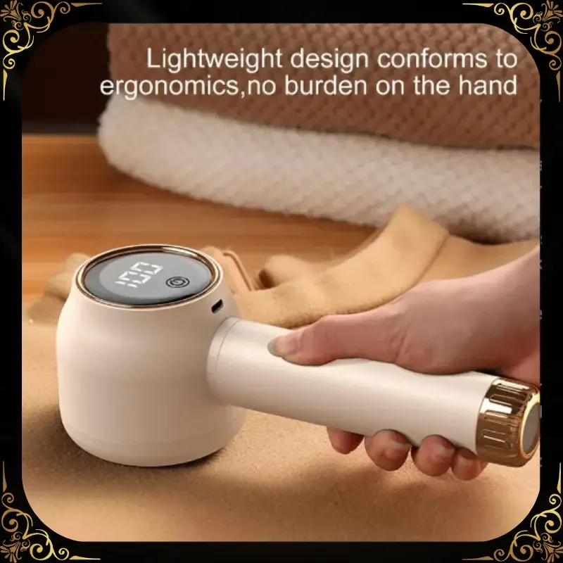 مزيل الوبر الكهربائي القابل للشحن – لتنظيف الملابس والأثاث بفعالية وسرعة حل سريع لملابسك مثل الجديدة