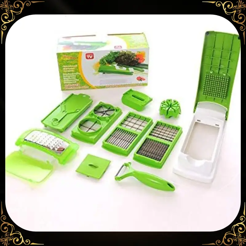 قطّاعة خضروات وفواكه متعددة الاستخدام – 12 قطعة عملية لتسهيل تحضير الطعام