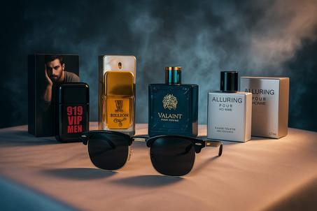 Pack 4 parfums + lunette Club Master homme