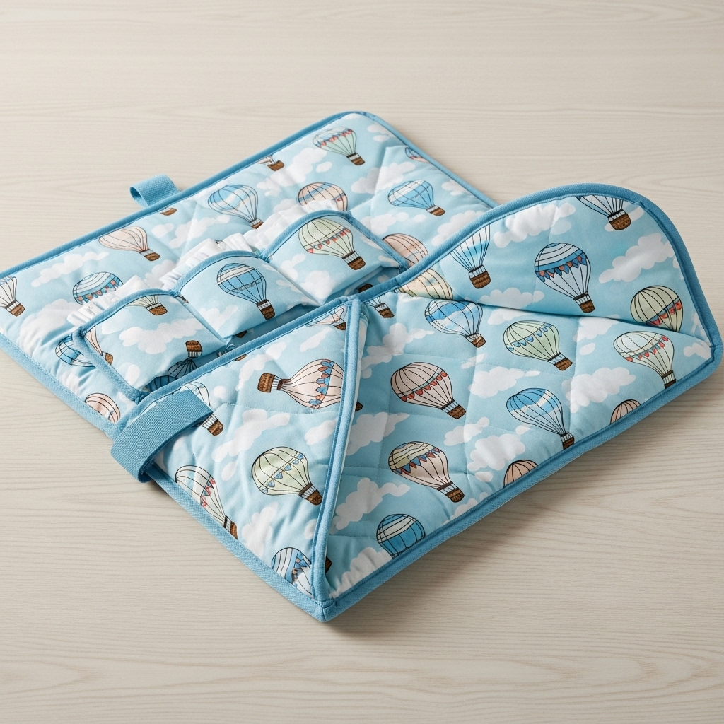 شالة تغيير حفاضات محمولة (Portable Baby Changing Mat)