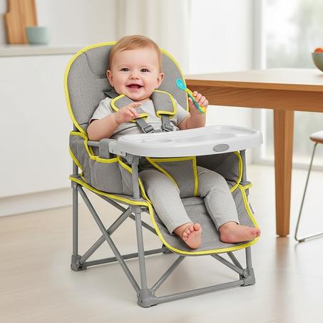 كرسي أكل محمول قابل للطي (Foldable Portable Baby Feeding Chair)