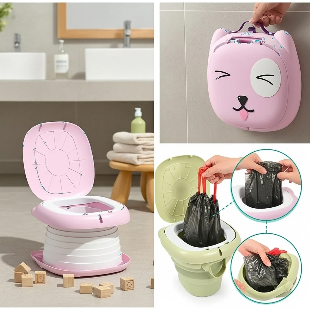 ✨ مرحاض المحمولة للأطفال”