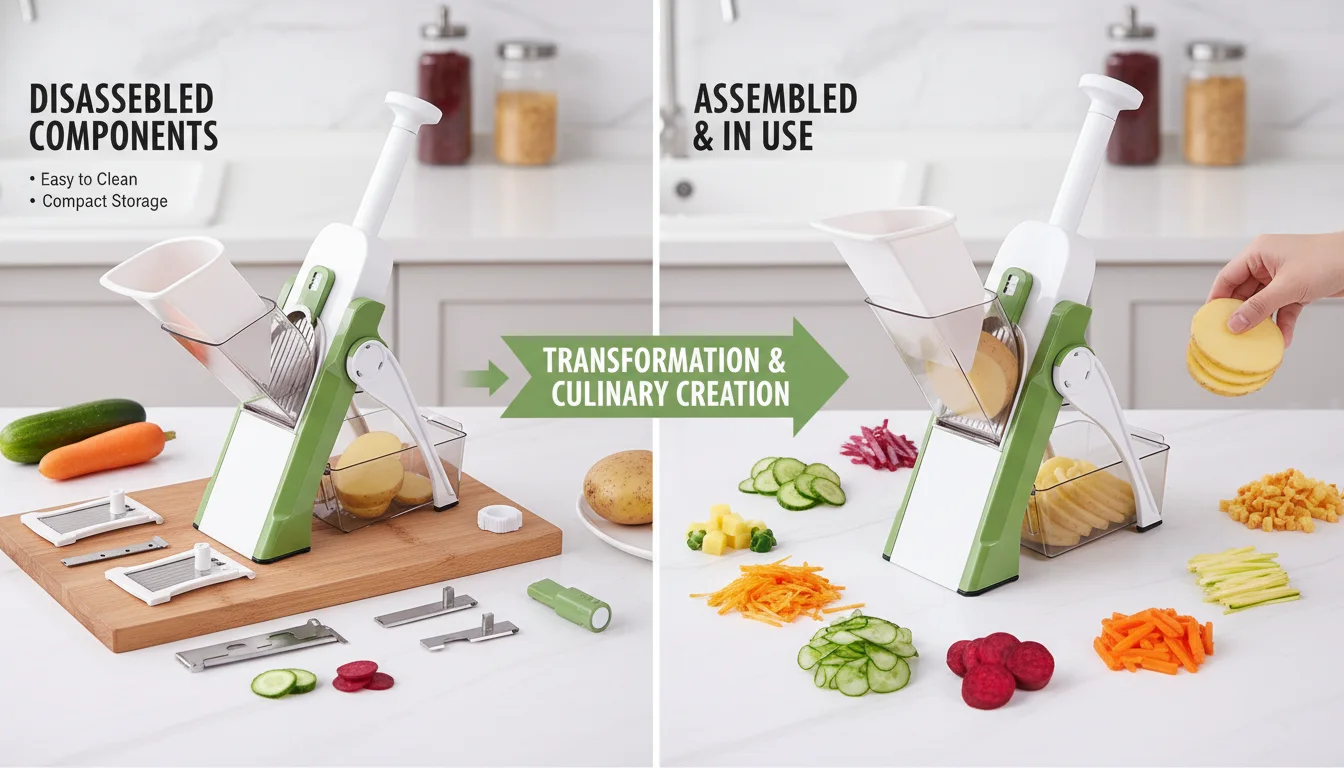 قطّاعة خضر سهلة الاستعمال