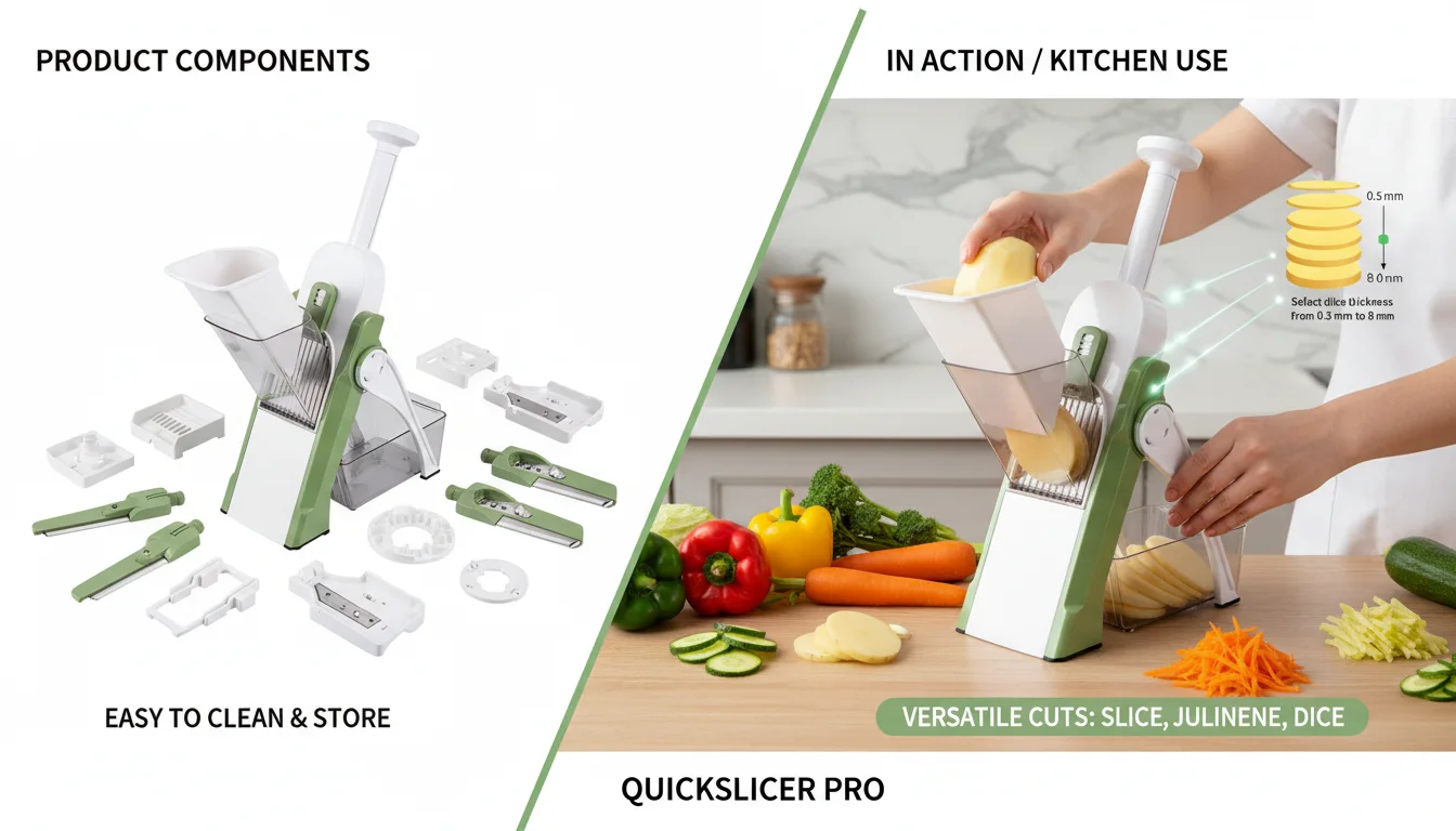 قطّاعة خضر سهلة الاستعمال