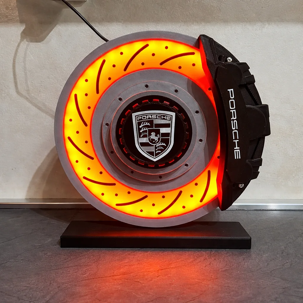 Porsche Brake Disc Lamp