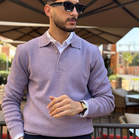 POLO 50% MAILLE, 50% COTON