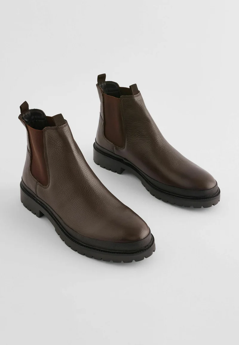 Bottines classiques – marron foncé