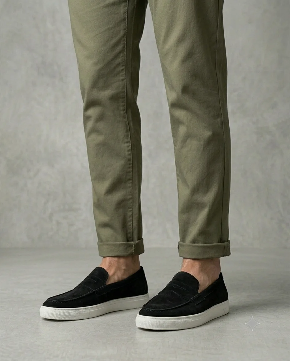 Mocassin Noir Riva