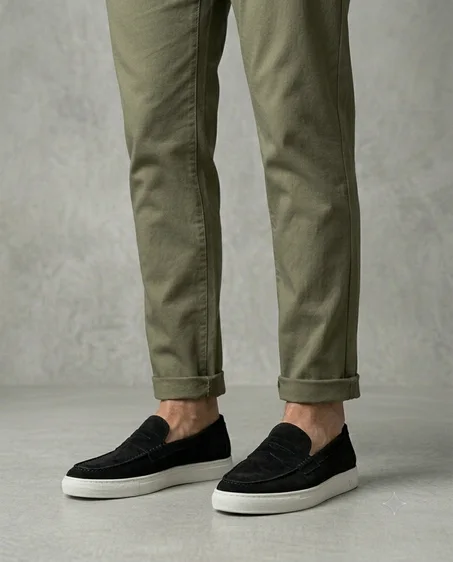 Mocassin Noir Riva