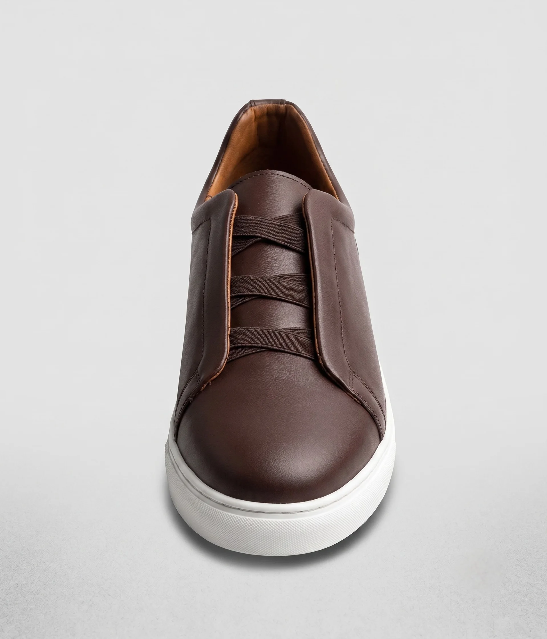 AISE — Sneaker Cuir Slip-On Élastique