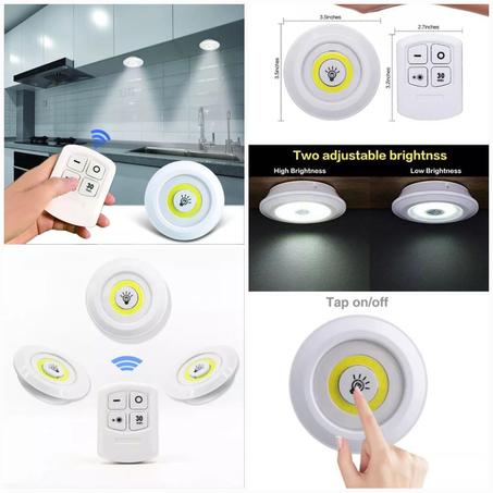 المصابيح اللاسلكية مع إضاءة للتحكم عن بعد / LED light with remote