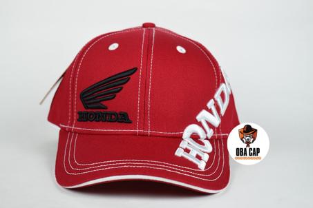 Casquette Honda, casquette automobile de marque, casquette rouge Honda