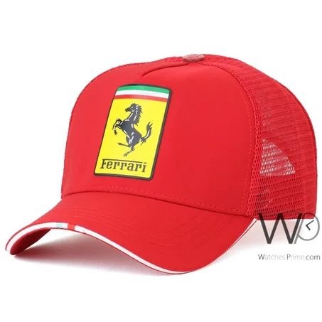 Casquette trucker rouge Race Ferrari Formula 1 2026