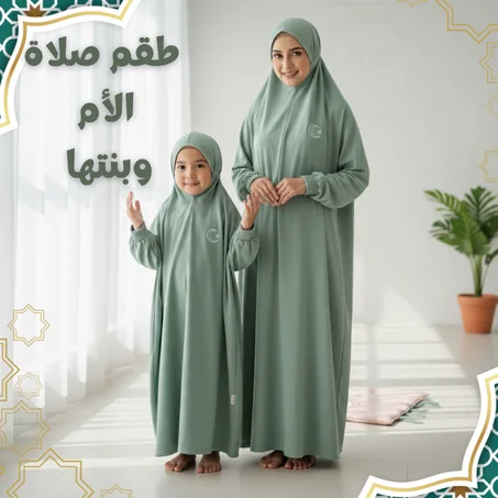 طقم صلاة الأم وبنتها