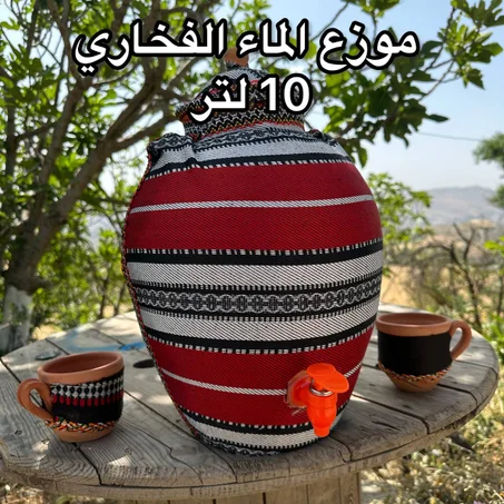 موزع الماء الفخاري 10 لتر