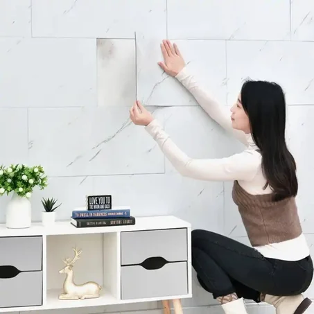 ملصقات بديل الرخام 60سم/ 30 سم