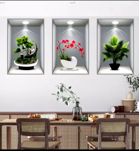 ملصقات ديكور ثلاثية الأبعاد  (42*30 سم)