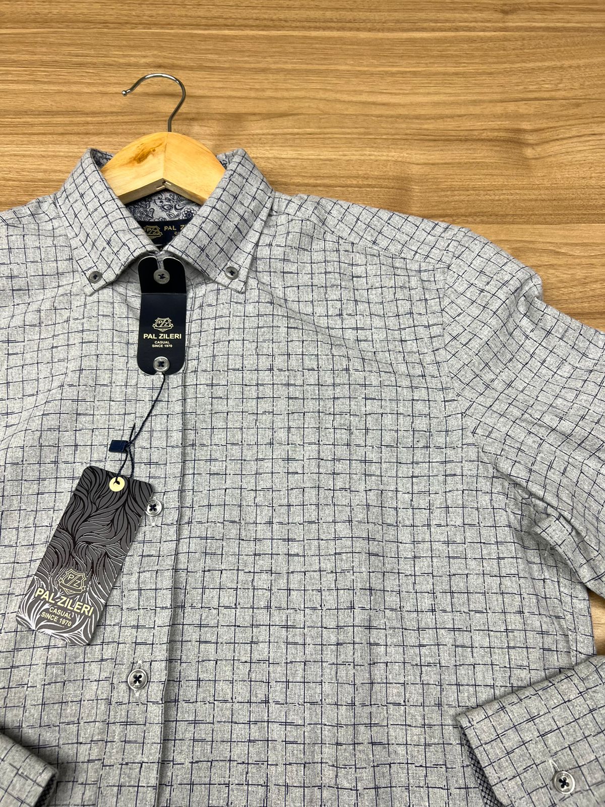 Chemise Pal Zileri Gris Claire