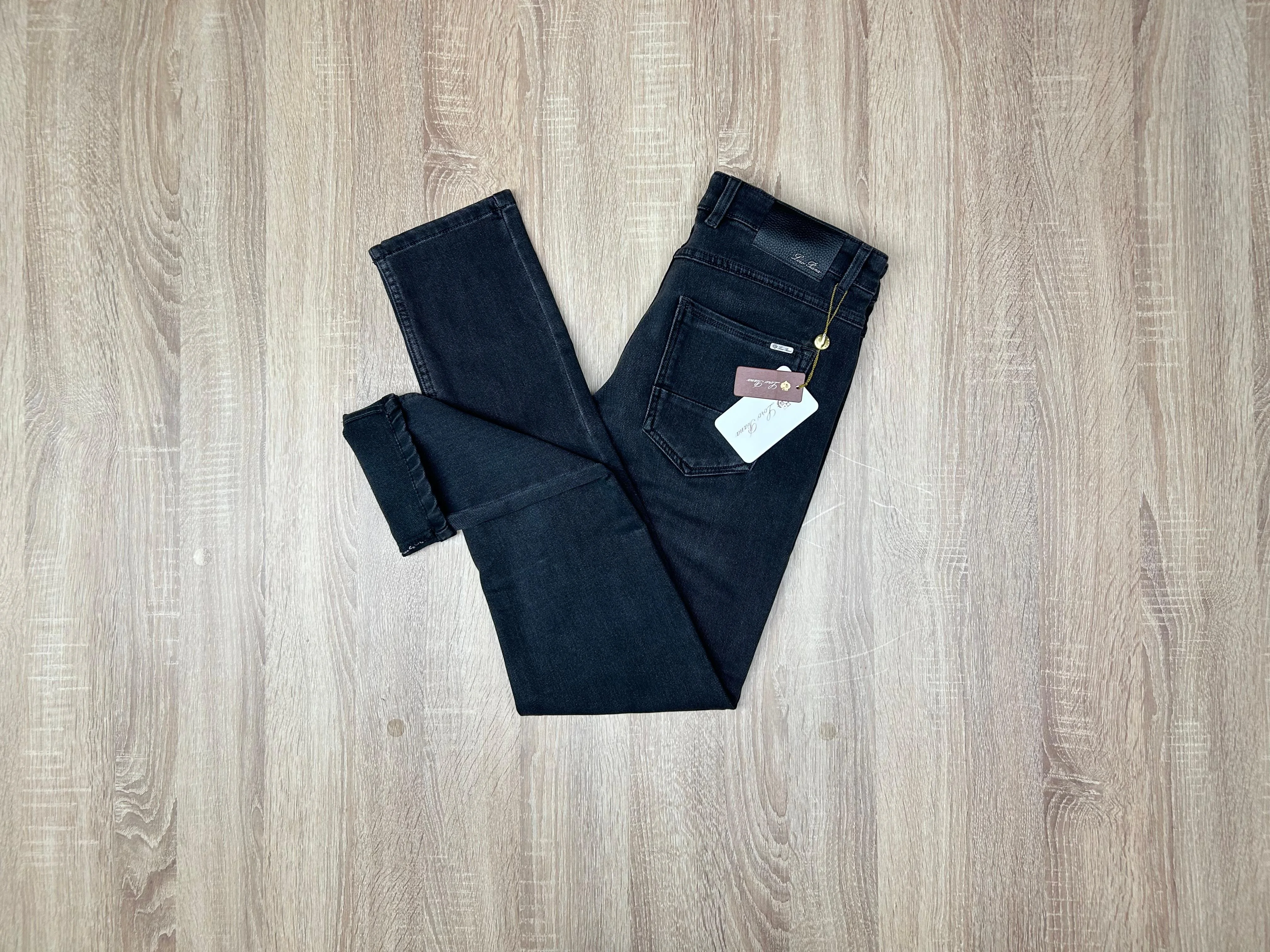 JEAN DOUBLE LORO PIANA GRIS NOIR
