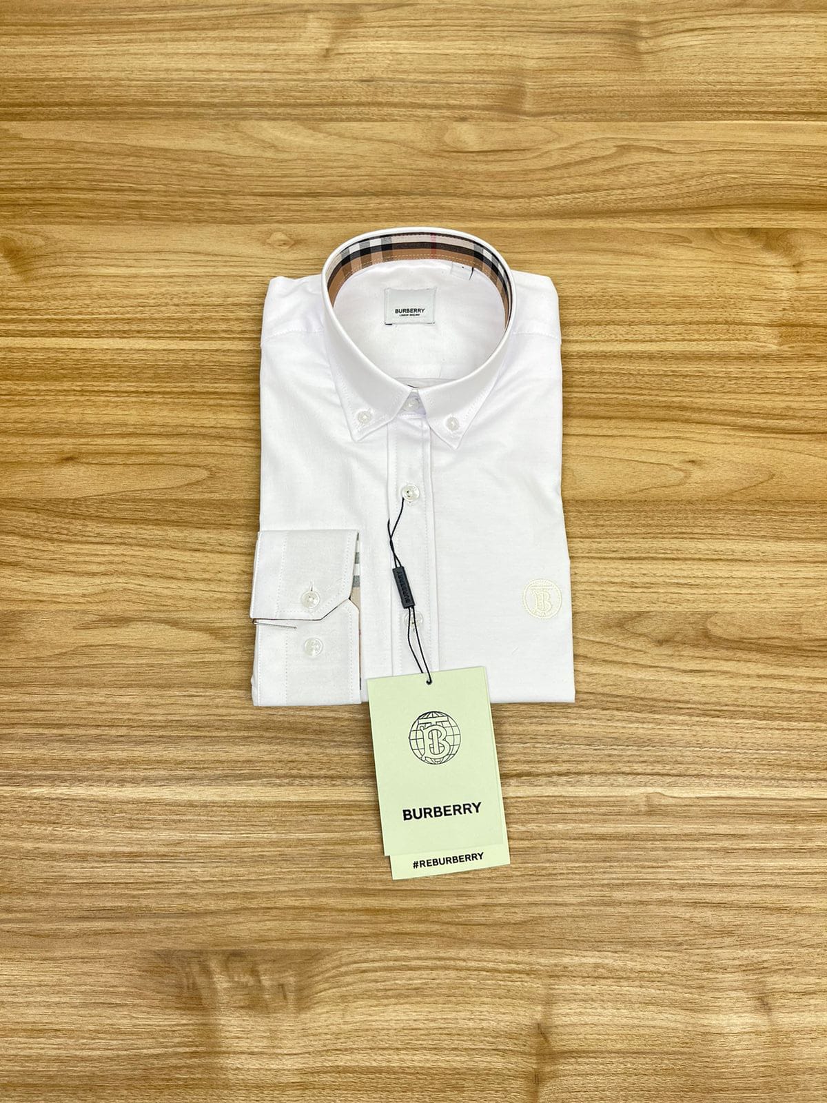 CHEMISE BURBERRY BLANC