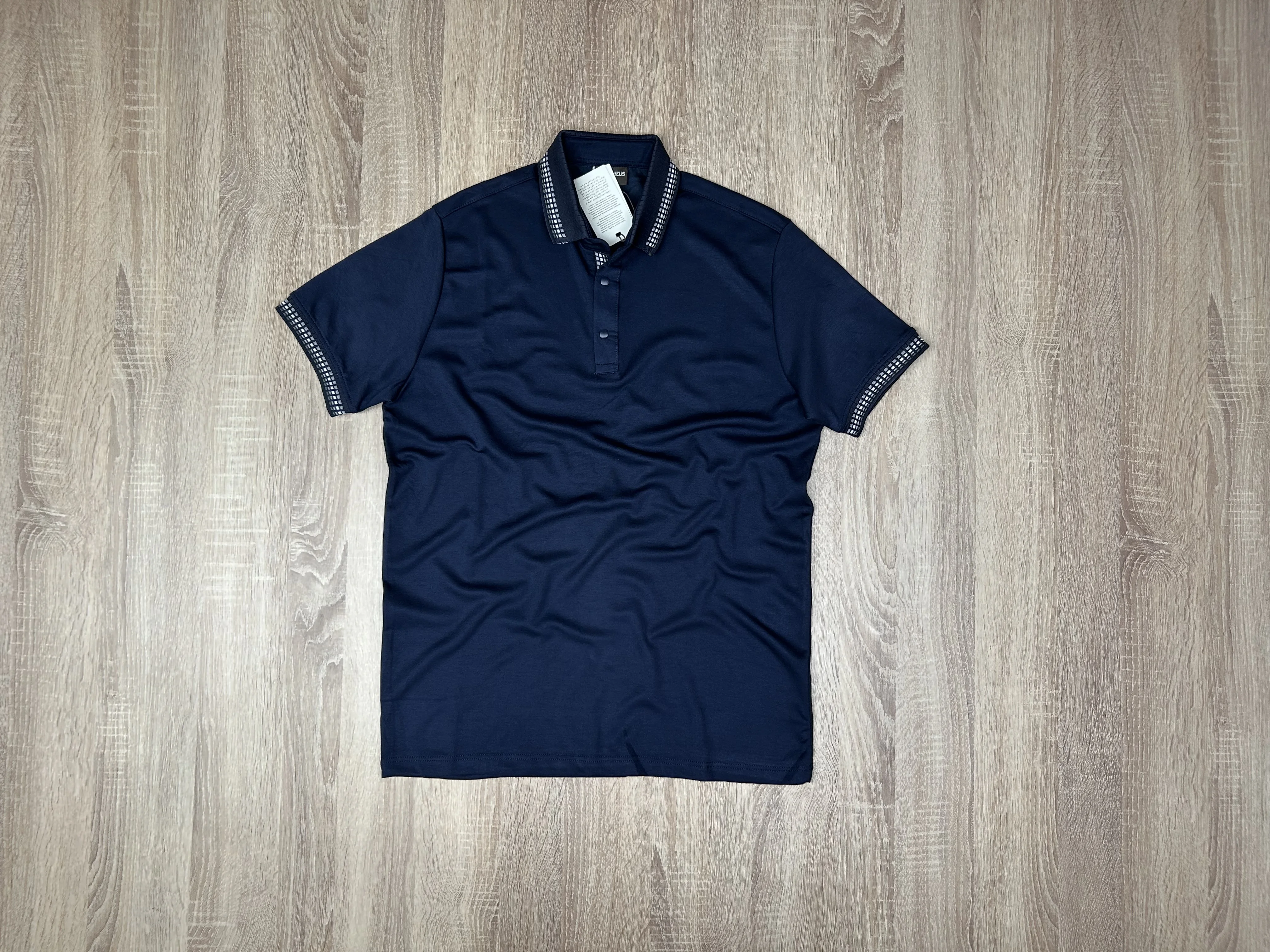 POLO brun26 BLEU MARINE