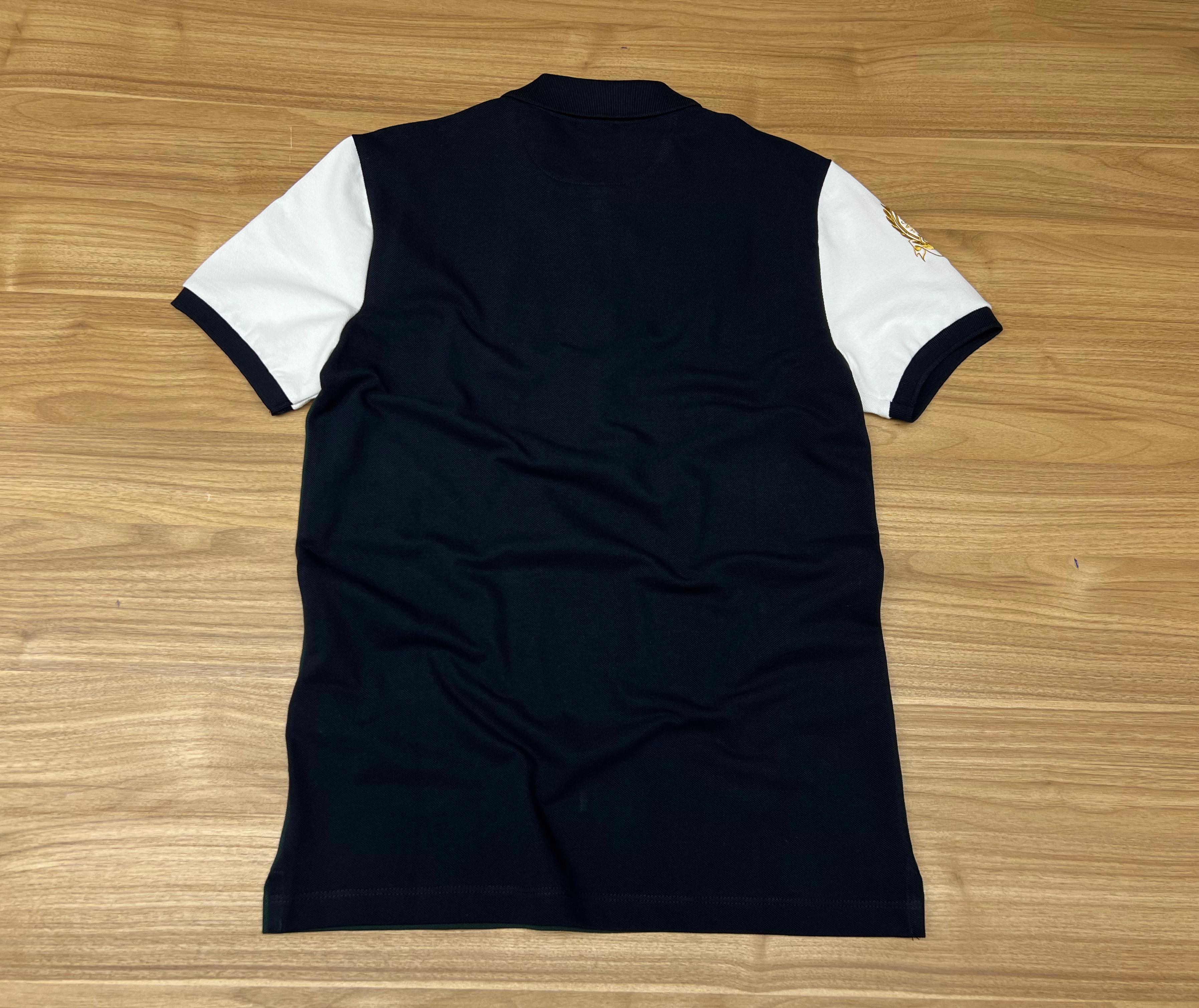POLO HACKETT VERT MILITAIRE-BLEU MARINE
