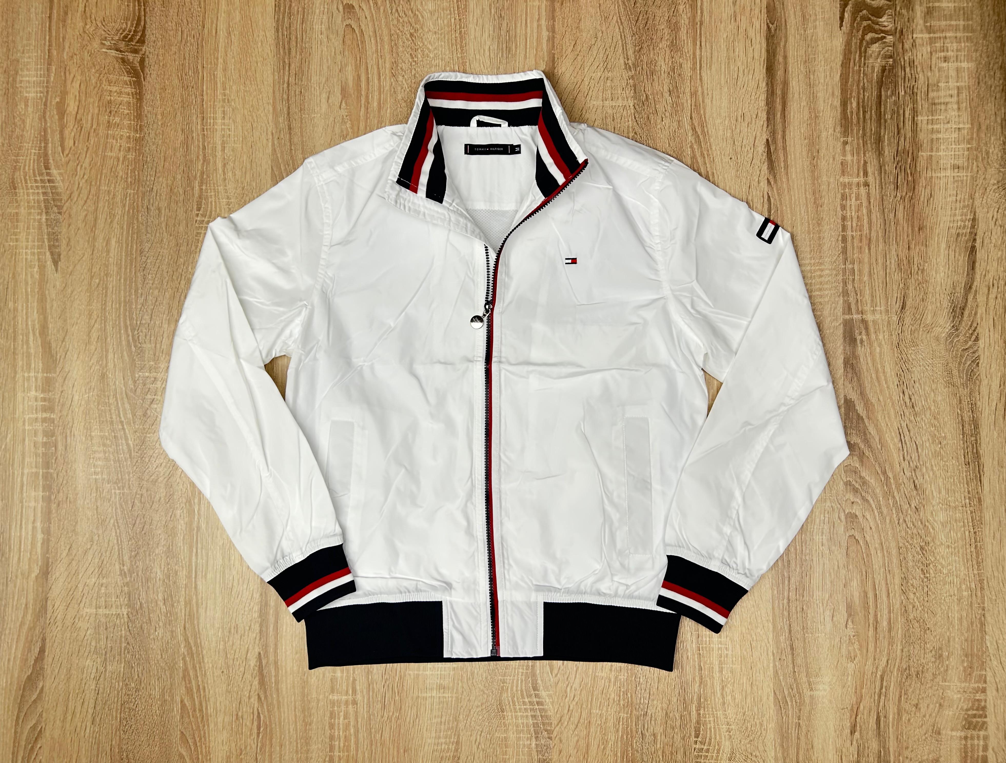 VESTE STARTER TOMMY SIMPLE BLANC