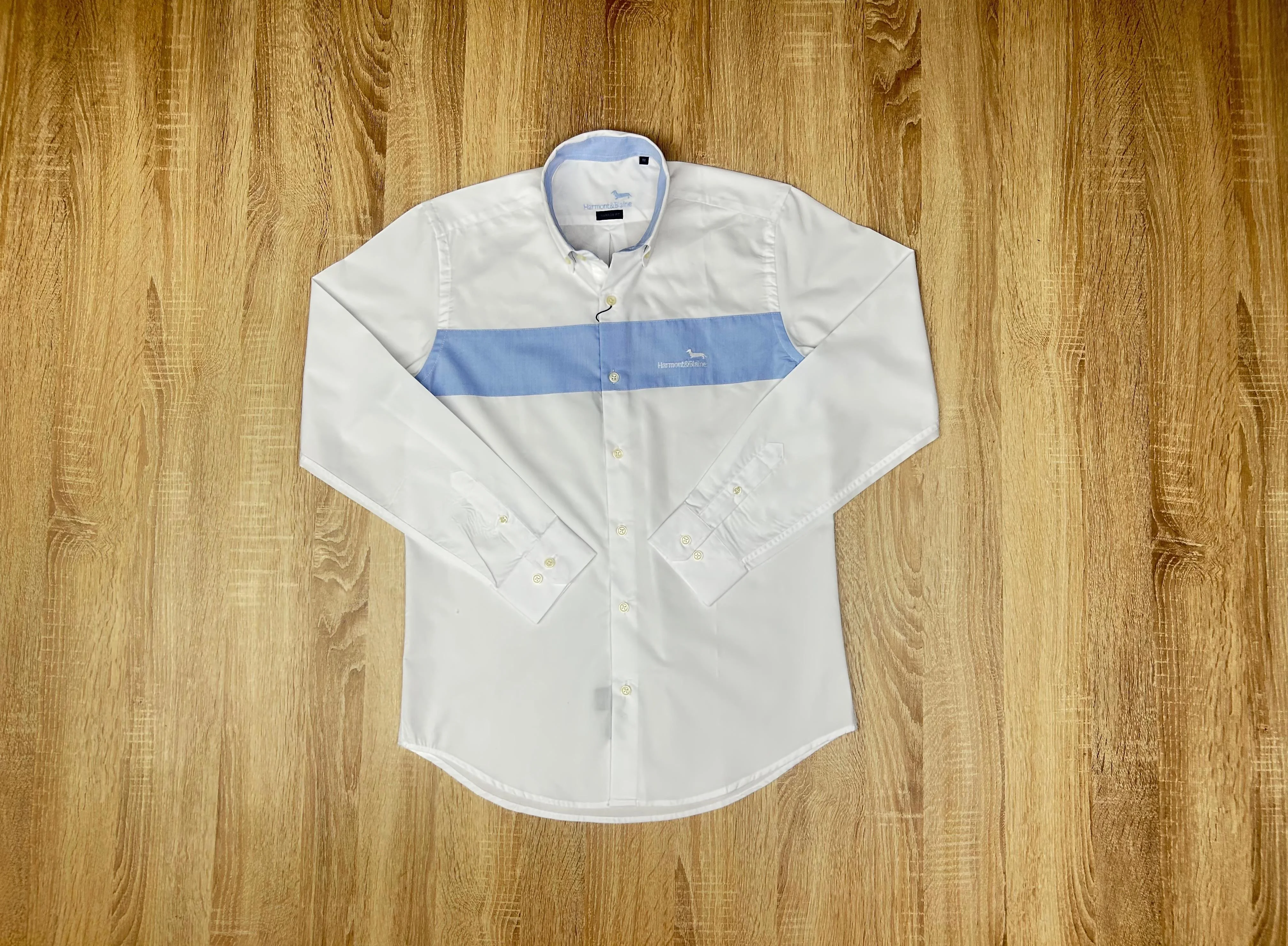 CHEMISE HARMONT ET BLAINE NV BLANC-CIEL