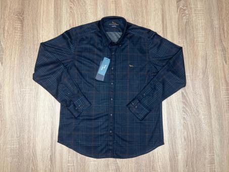 CHEMISE EN LAINE HARMONT&BLAINE BLEU MARINE
