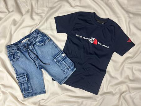 ENSEMBLE ENFANT THE NORTH FACE BLEU MARINE