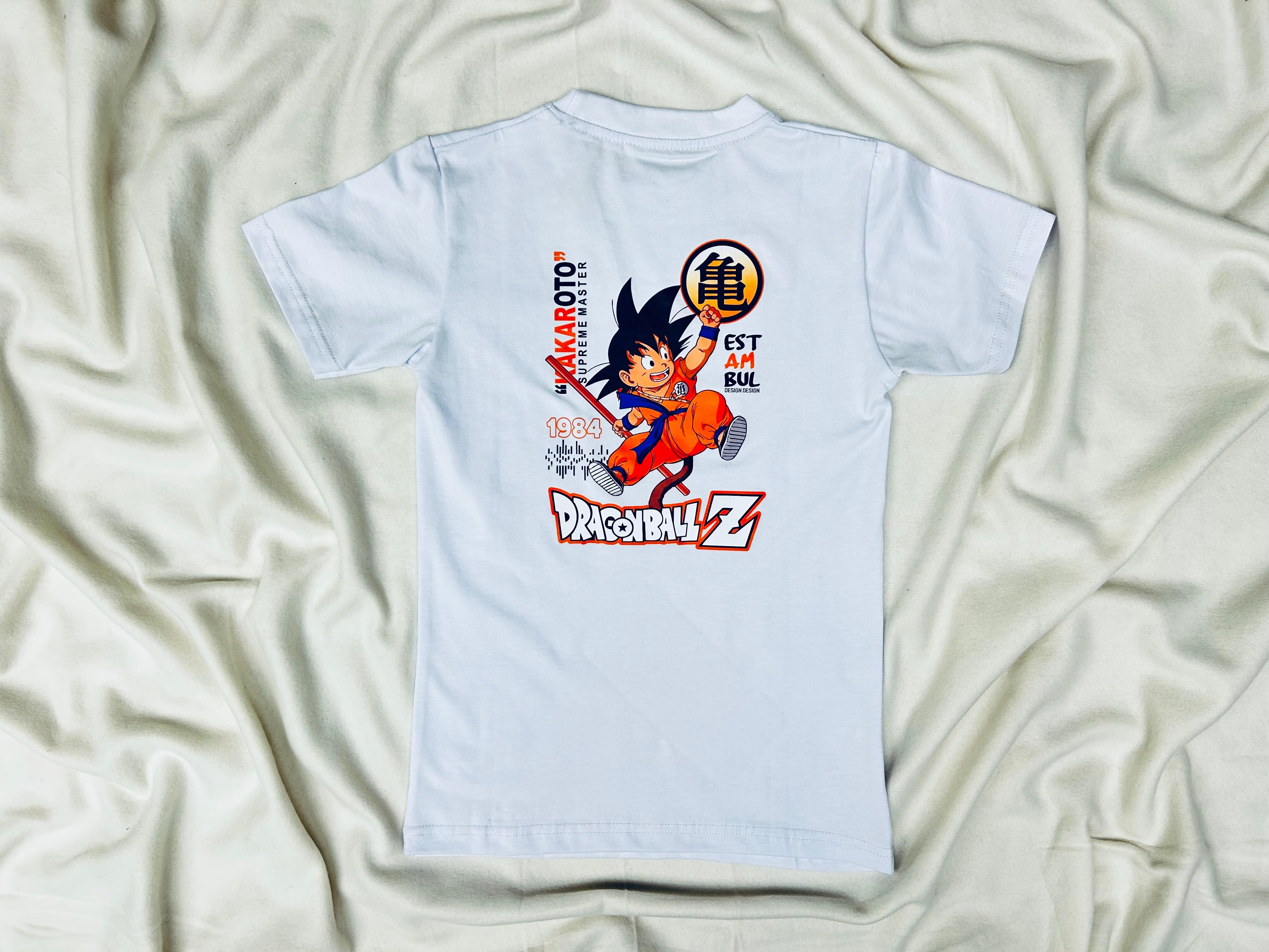 T-SHIRT DRAGONBALL BLANC