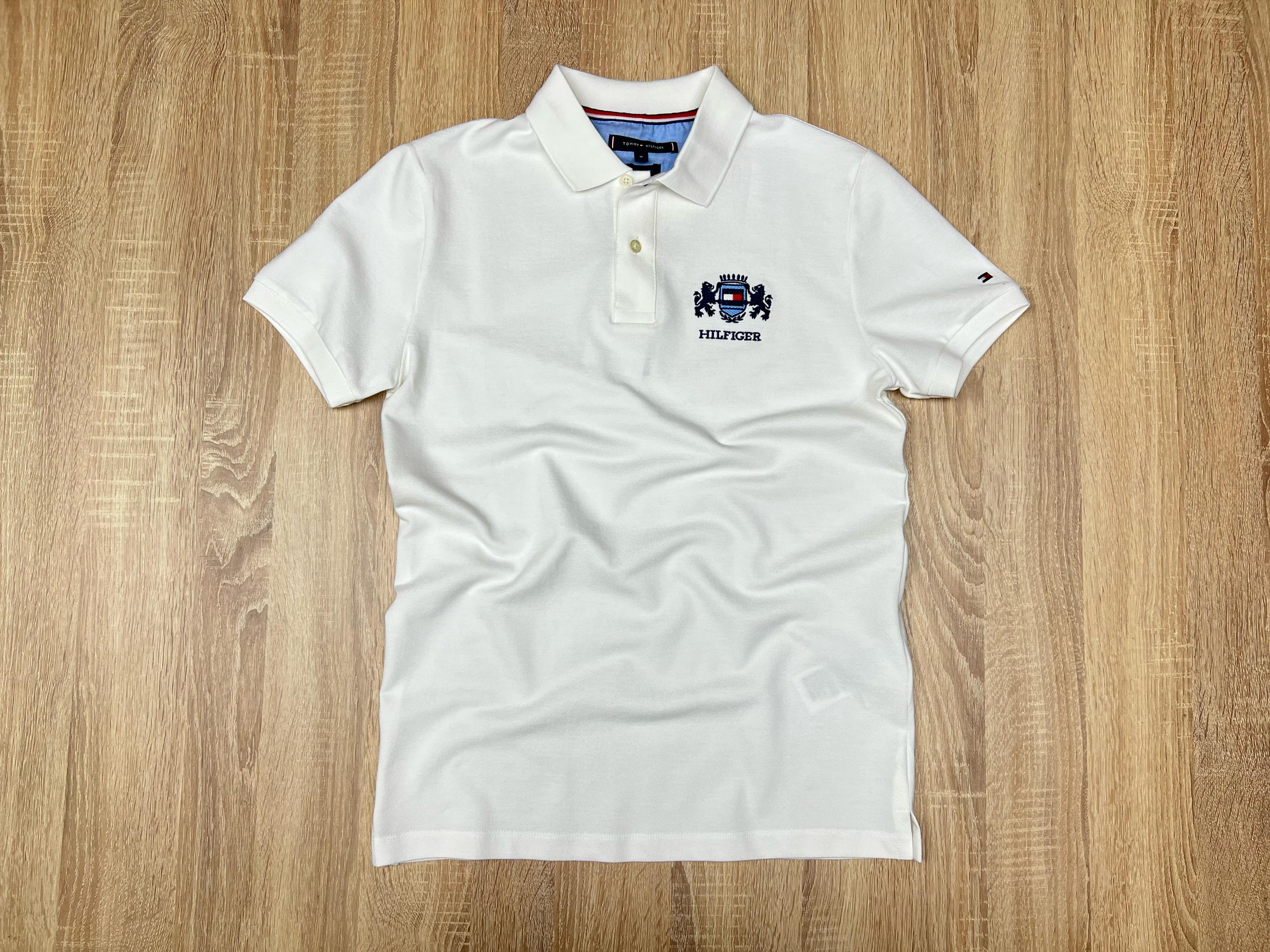 POLO HILFIGER EMBROIDERY BLANC
